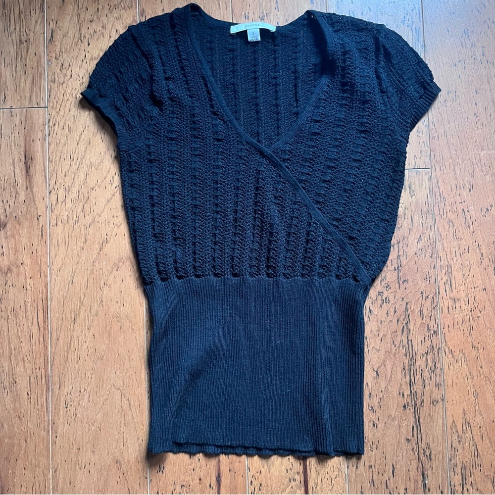 Merona Black V-Neck Sweater